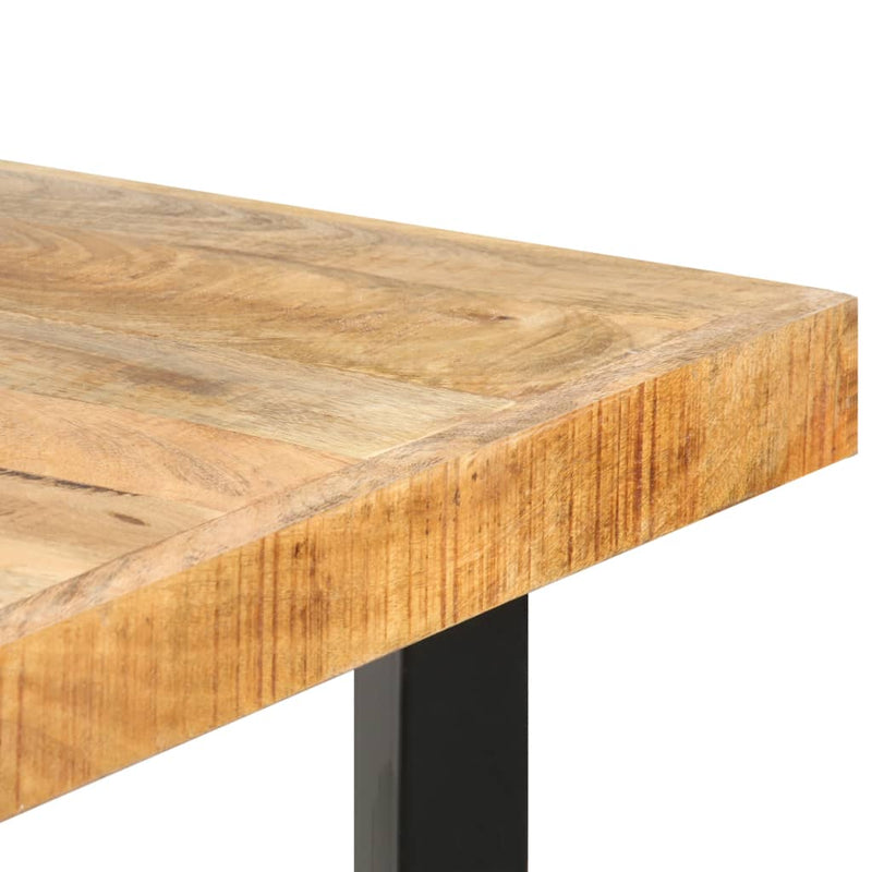 vidaXL Bar table 180x70x107 cm Rough Mango Wood