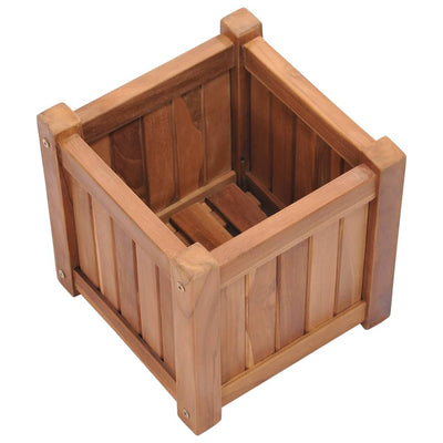 vidaXL Raised Bed 30x30x30 cm Solid Teak Wood