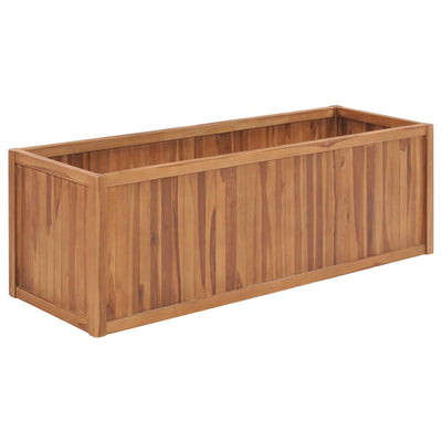 vidaXL Garden Raised Bed 150x50x70 cm Solid Teak Wood
