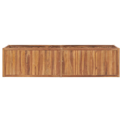 vidaXL Garden Raised Bed 150x50x70 cm Solid Teak Wood
