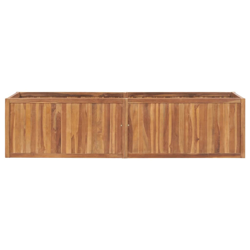 vidaXL Garden Raised Bed 150x50x70 cm Solid Teak Wood