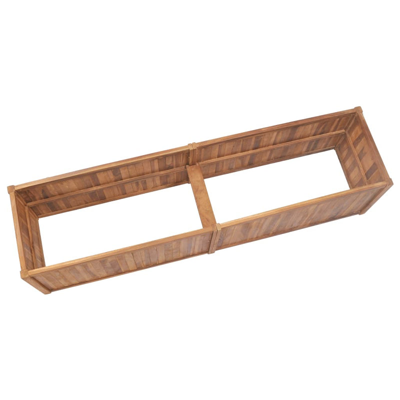 vidaXL Garden Raised Bed 150x50x70 cm Solid Teak Wood
