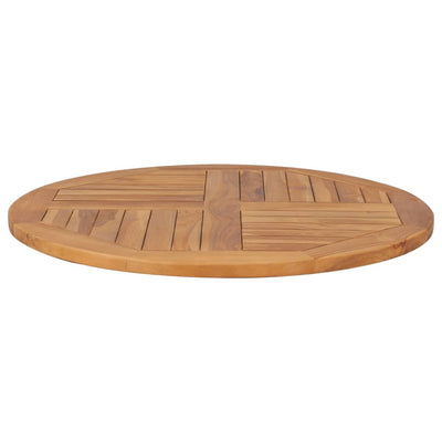 vidaXL Table Top Solid Teak Wood Square 80x80x2.5 cm