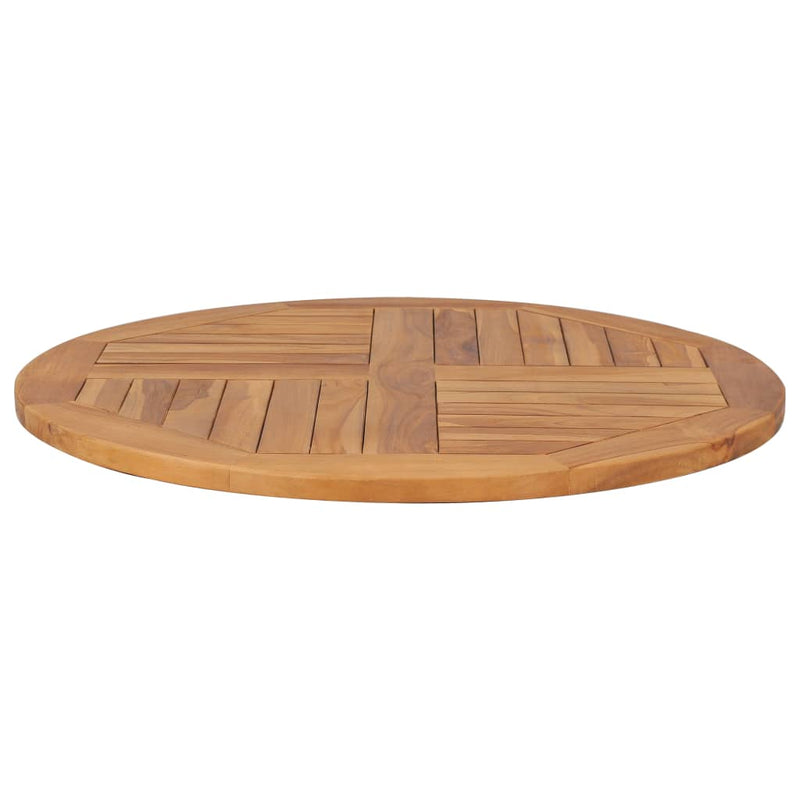 vidaXL Table Top Solid Teak Wood Square 80x80x2.5 cm