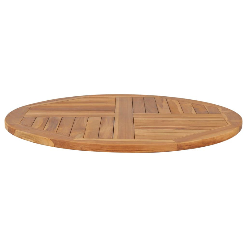 vidaXL Table Top Solid Teak Wood Square 80x80x2.5 cm