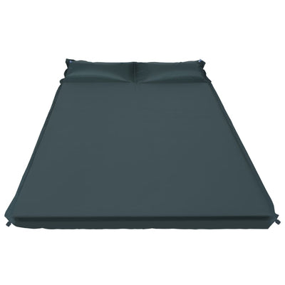 vidaXL Black Self-inflating Sleeping Mat 190x130x5 cm (Double)