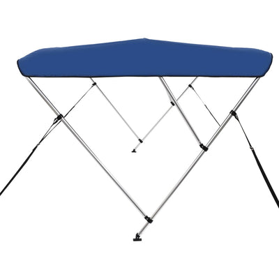 vidaXL 3 Bow Bimini Top White 183x196x137 cm