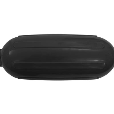 vidaXL Boat Fenders 4 pcs Black 41x11.5 cm PVC