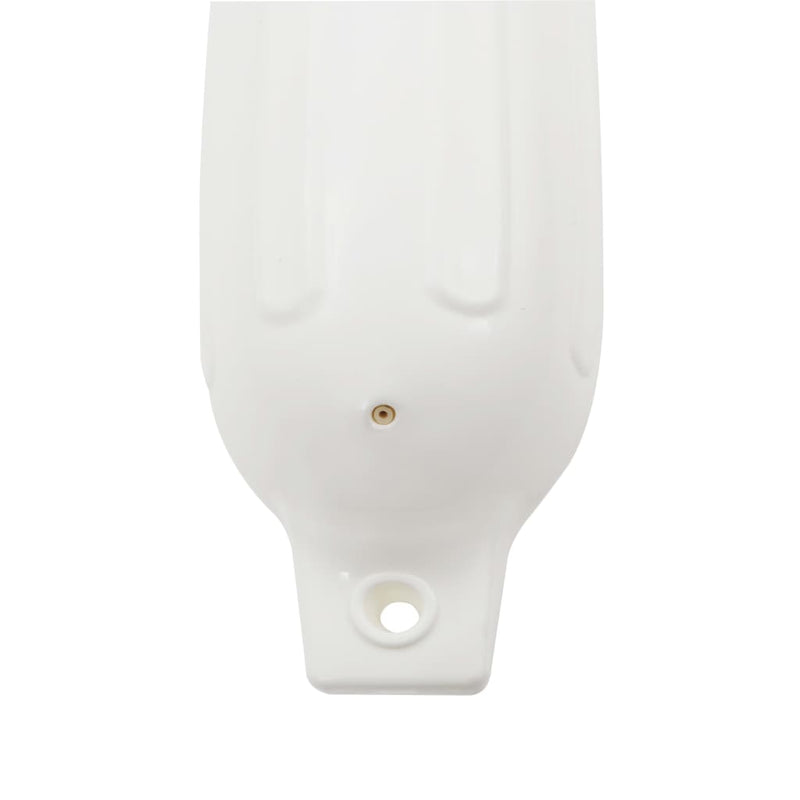 vidaXL Boat Fenders 4 pcs White 41x11.5 cm PVC