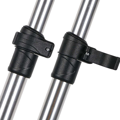 vidaXL Bimini Top Support Poles 2 pcs Aluminium