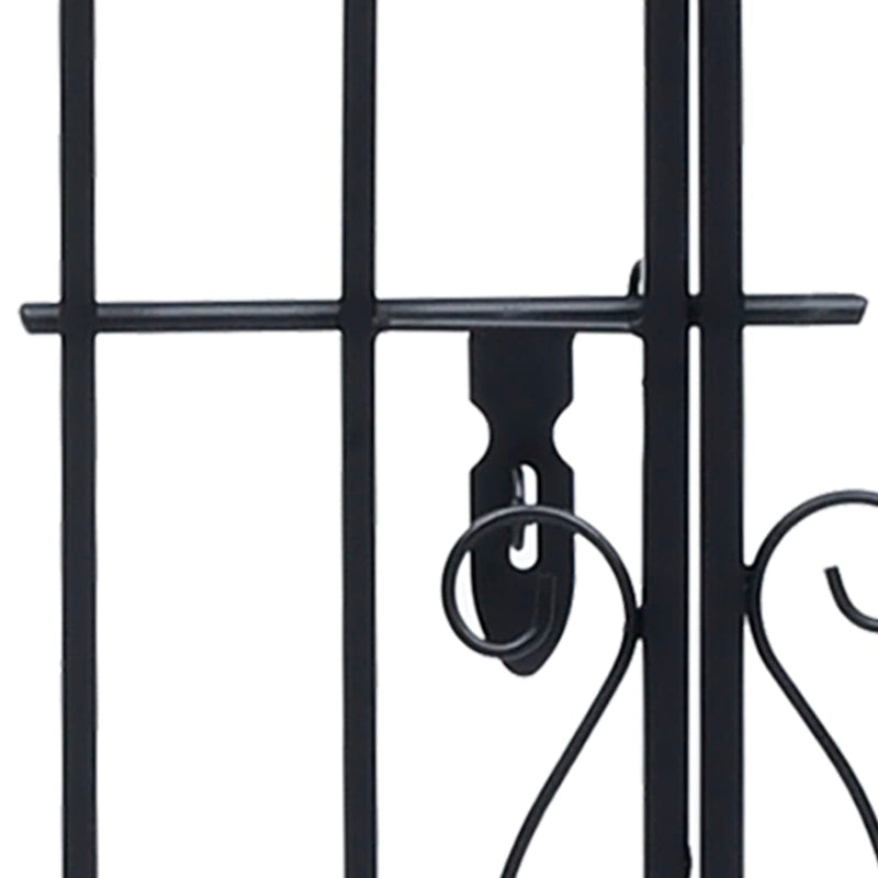 vidaXL Ornamental Garden Gate Wrought Iron 122x20.5x160 cm