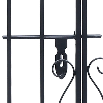 vidaXL Ornamental Garden Gate Wrought Iron 122x20.5x160 cm