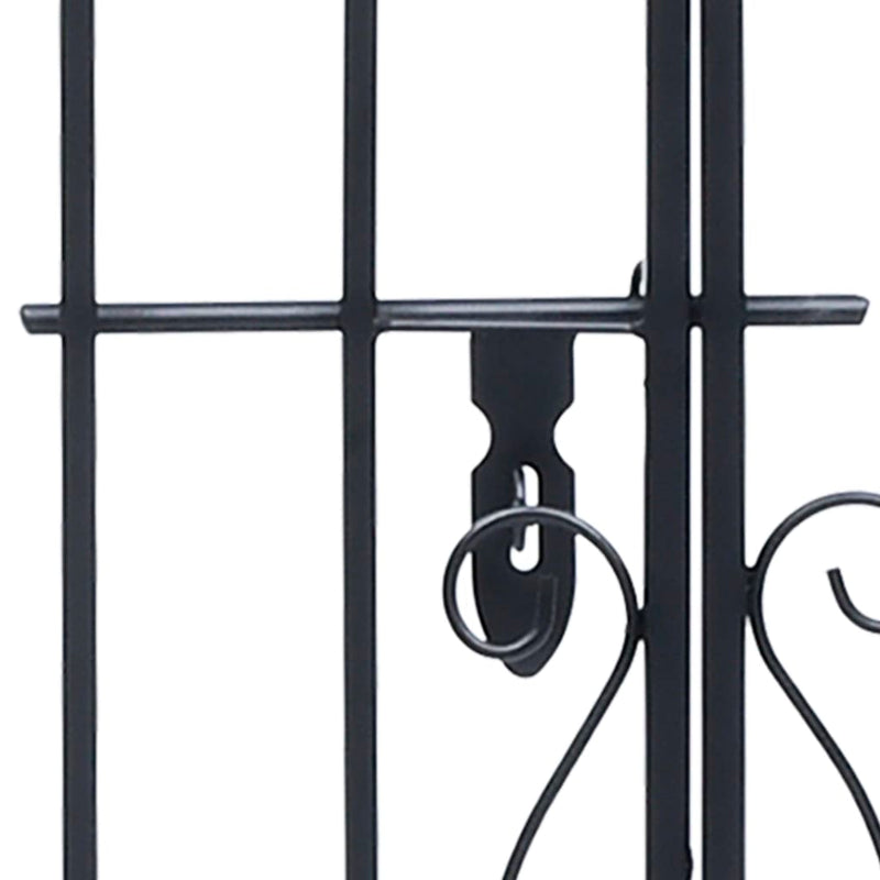 vidaXL Ornamental Garden Gate Wrought Iron 122x20.5x160 cm