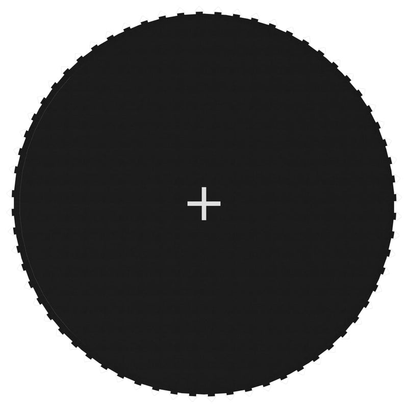 vidaXL Jumping Mat Fabric Black for 12 Feet/3.66 m Round Trampoline