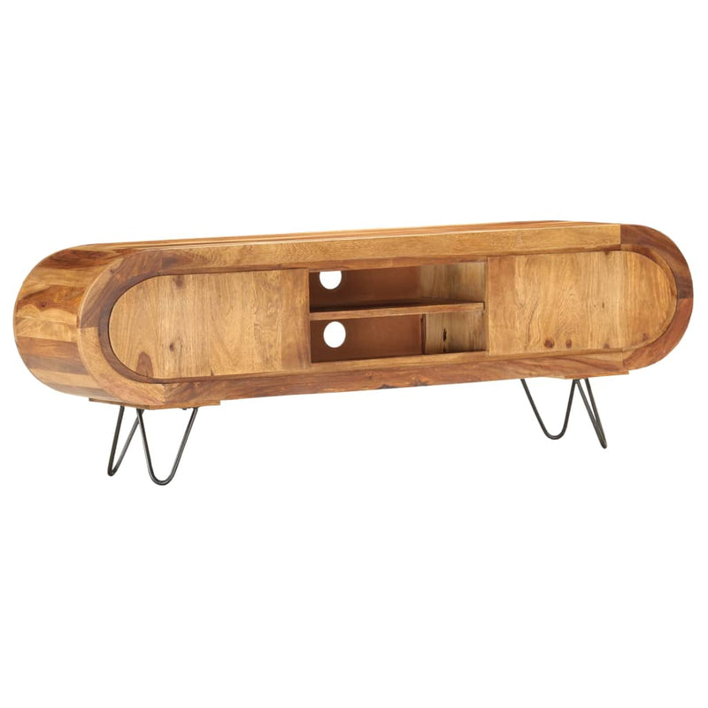vidaXL TV Cabinet 140x30x45 cm Solid Sheesham Wood