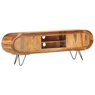 vidaXL TV Cabinet 140x30x45 cm Solid Sheesham Wood