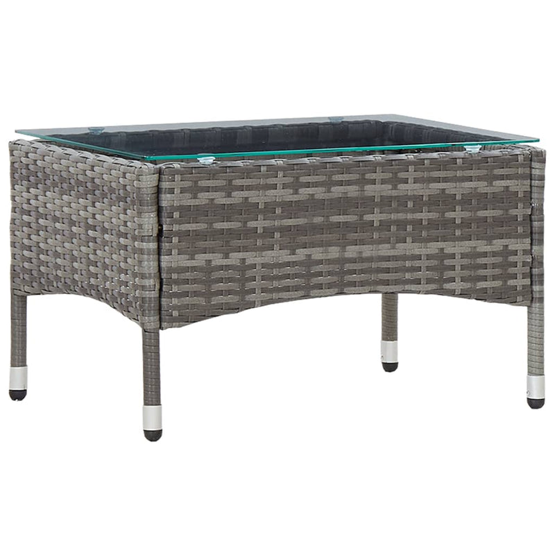 vidaXL Coffee Table Brown 60x40x36 cm Poly Rattan