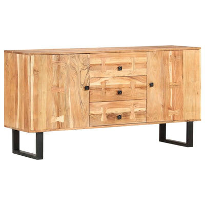 vidaXL Sideboard 150x40x75 cm Solid Acacia Wood