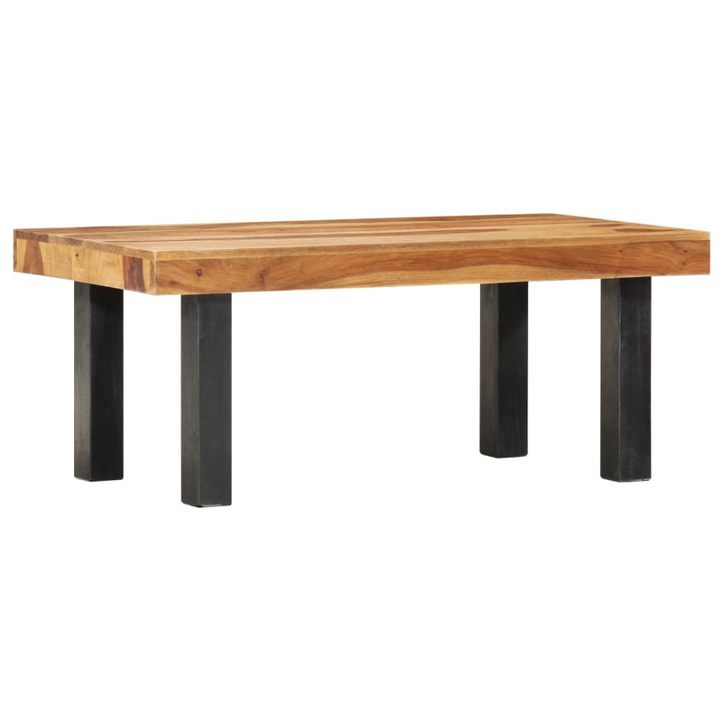 vidaXL Coffee Table 100x50x40 cm Solid Sheesham Wood