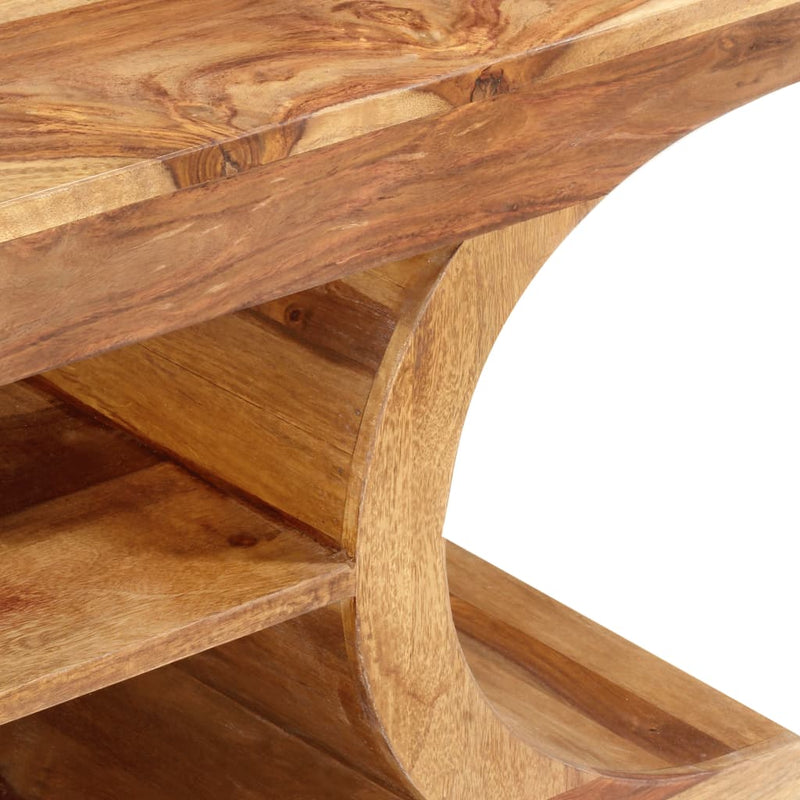 vidaXL TV Cabinet 118x30x40 cm Solid Sheesham Wood