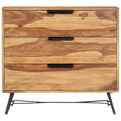 vidaXL Sideboard 80x30x75 cm Solid Sheesham Wood