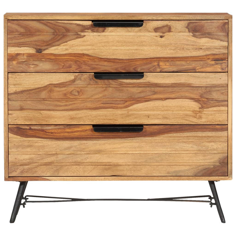 vidaXL Sideboard 80x30x75 cm Solid Sheesham Wood