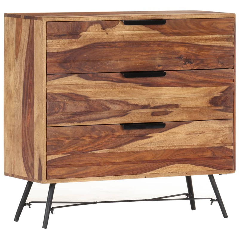 vidaXL Sideboard 80x30x75 cm Solid Sheesham Wood