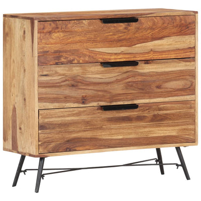 vidaXL Sideboard 80x30x75 cm Solid Sheesham Wood