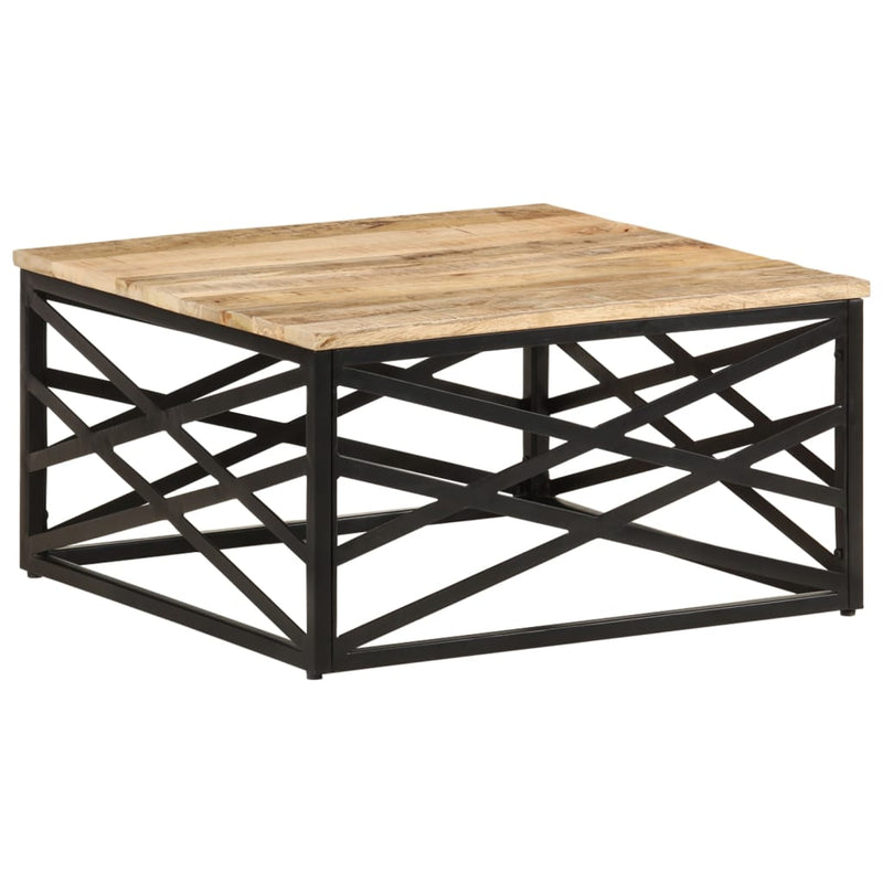 vidaXL Coffee Table 68x68x35 cm Solid Mango Wood