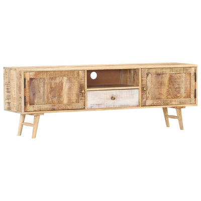 vidaXL TV Cabinet 88x30x50 cm Solid Mango Wood