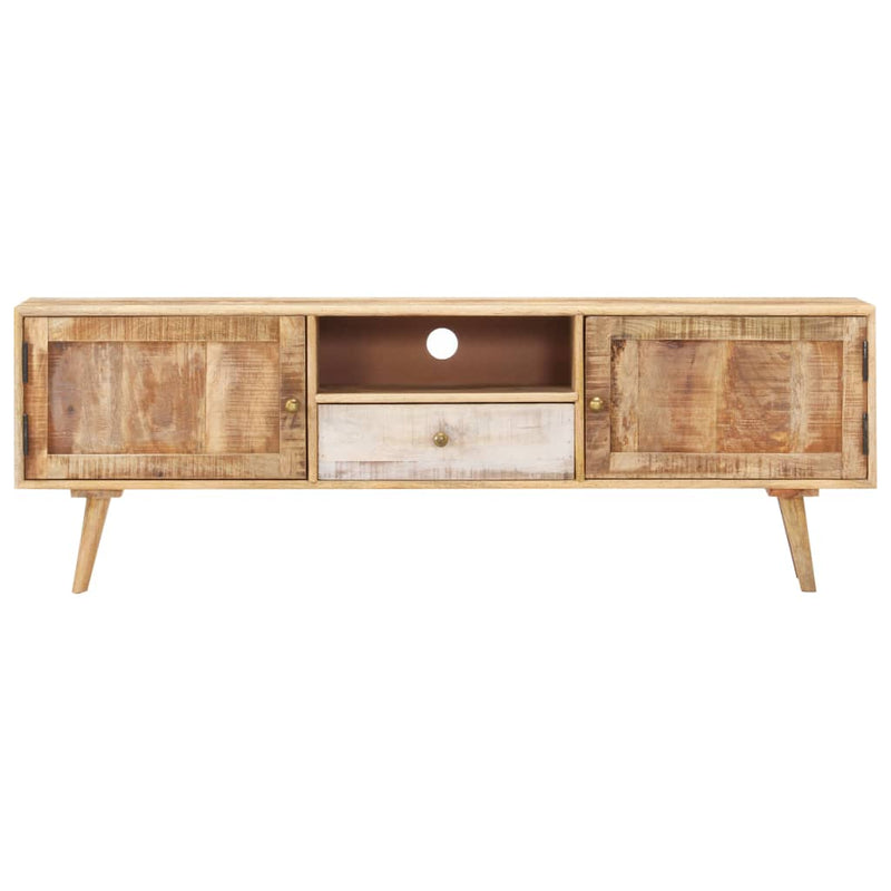 vidaXL TV Cabinet 88x30x50 cm Solid Mango Wood