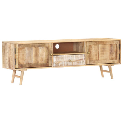 vidaXL TV Cabinet 88x30x50 cm Solid Mango Wood