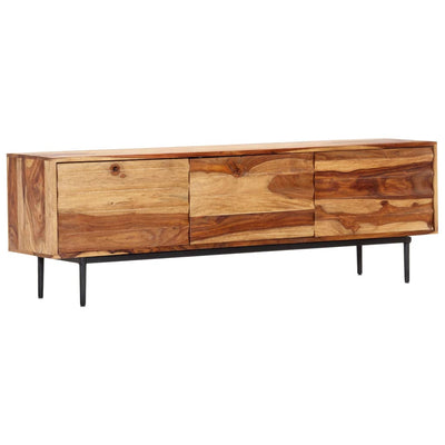 vidaXL TV Cabinet 140x30x45 cm Solid Sheesham Wood