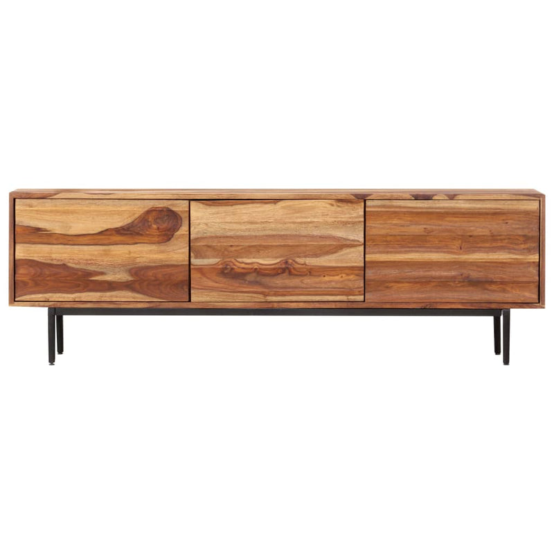vidaXL TV Cabinet 140x30x45 cm Solid Sheesham Wood