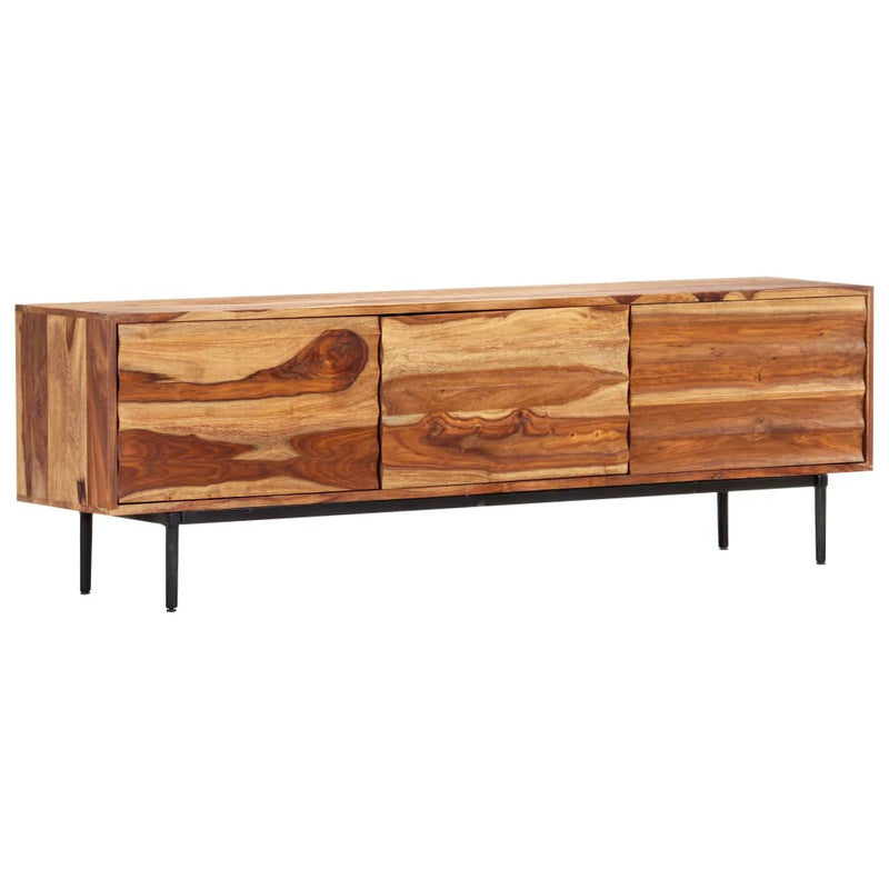 vidaXL TV Cabinet 140x30x45 cm Solid Sheesham Wood