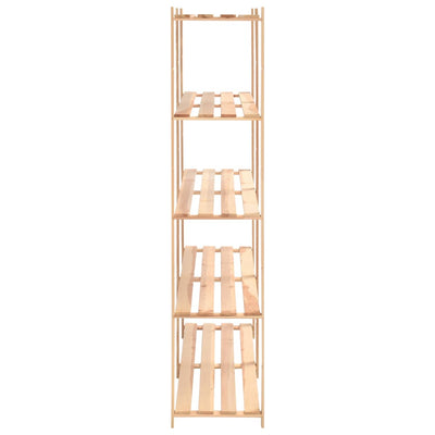 vidaXL 3-Tier Storage Racks 2 pcs 60x38x90 cm Solid Wood Pine 150 kg