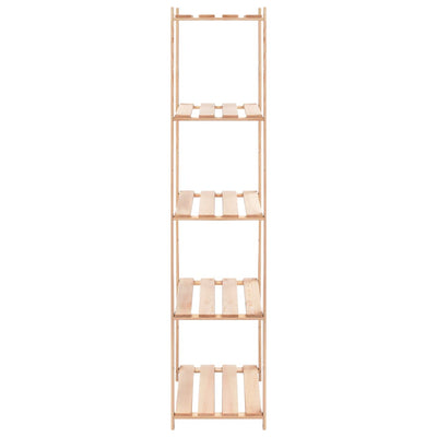 vidaXL 3-Tier Storage Racks 2 pcs 60x38x90 cm Solid Wood Pine 150 kg