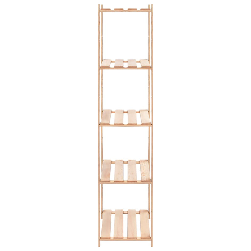 vidaXL 5-Tier Storage Racks 10 pcs 170x38x170 cm Solid Wood Pine 500 kg