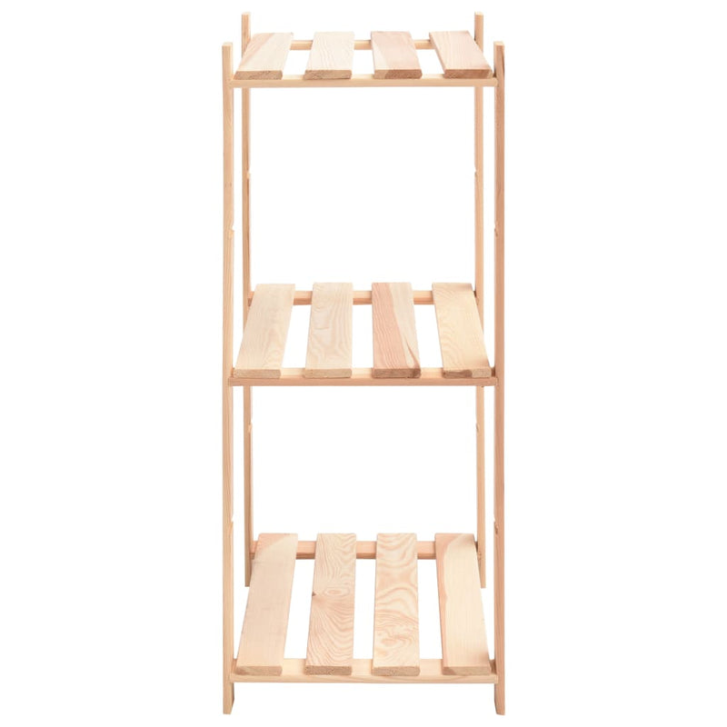 vidaXL 5-Tier Storage Racks 5 pcs 80x38x170 cm Solid Wood Pine 250 kg