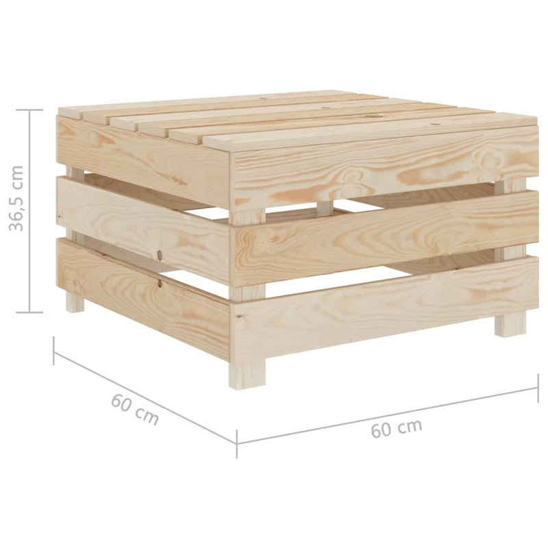 vidaXL Garden Pallet Table Wood
