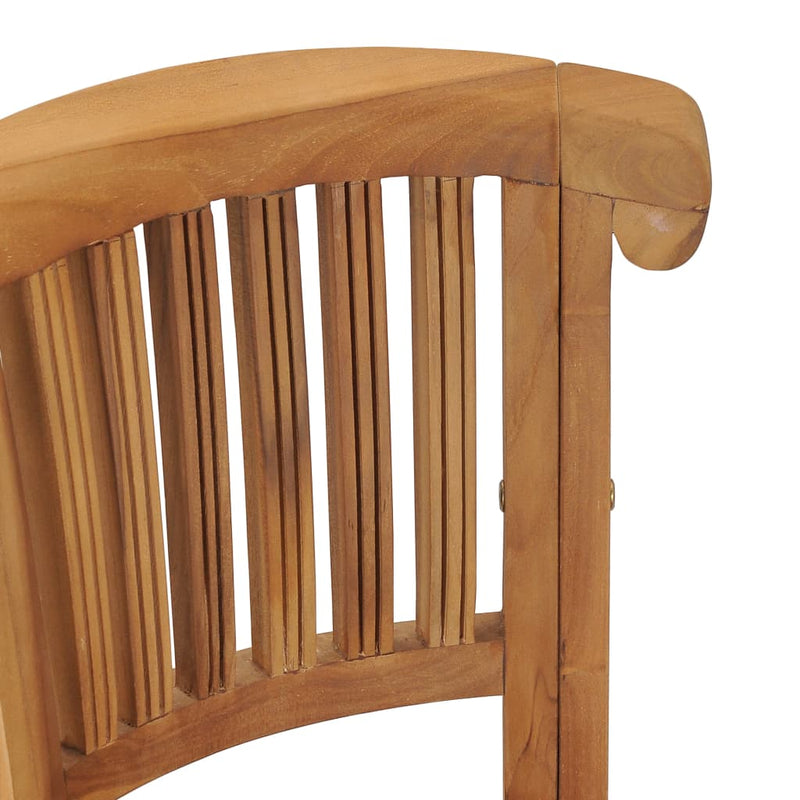 vidaXL Bar Stool Solid Teak Wood