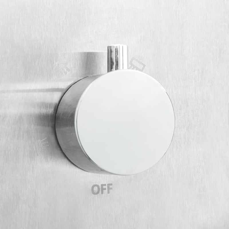 vidaXL Outdoor Shower with Tray WPC Stainless Steel