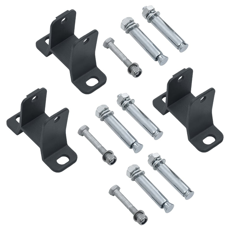 vidaXL Manual Retractable Awning with LED 450x300 cm Anthracite