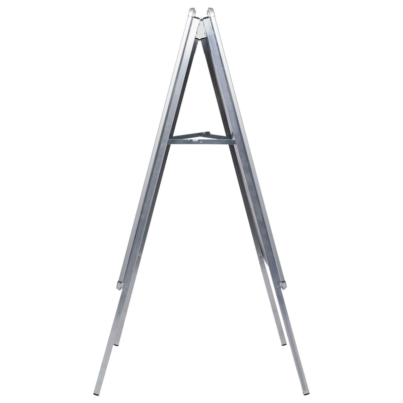 vidaXL A1 Customer Stopper Poster Stand Aluminium