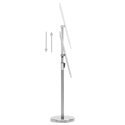 vidaXL A3 Pedestal Poster Stand Silver Aluminium Alloy