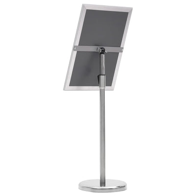 vidaXL A3 Pedestal Poster Stand Silver Aluminium Alloy
