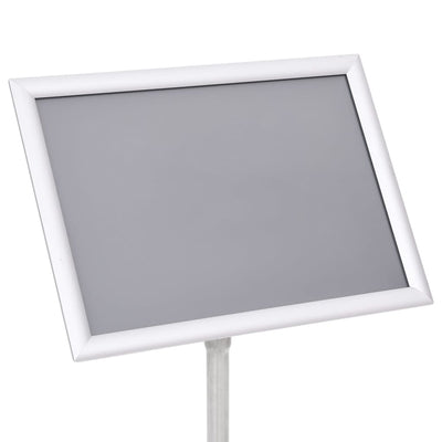 vidaXL A3 Pedestal Poster Stand Silver Aluminium Alloy