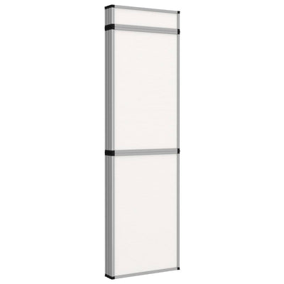 vidaXL 18-Panel Folding Exhibition Display Wall 362x200 cm White