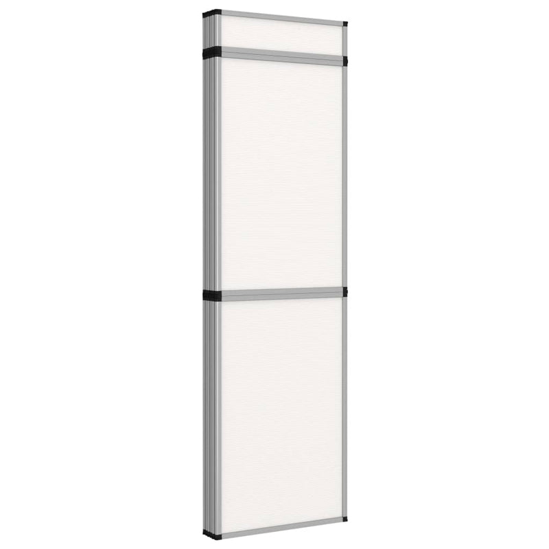 vidaXL 18-Panel Folding Exhibition Display Wall 362x200 cm White