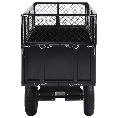 vidaXL Tipping Trailer for Lawn Mower 150 kg Load